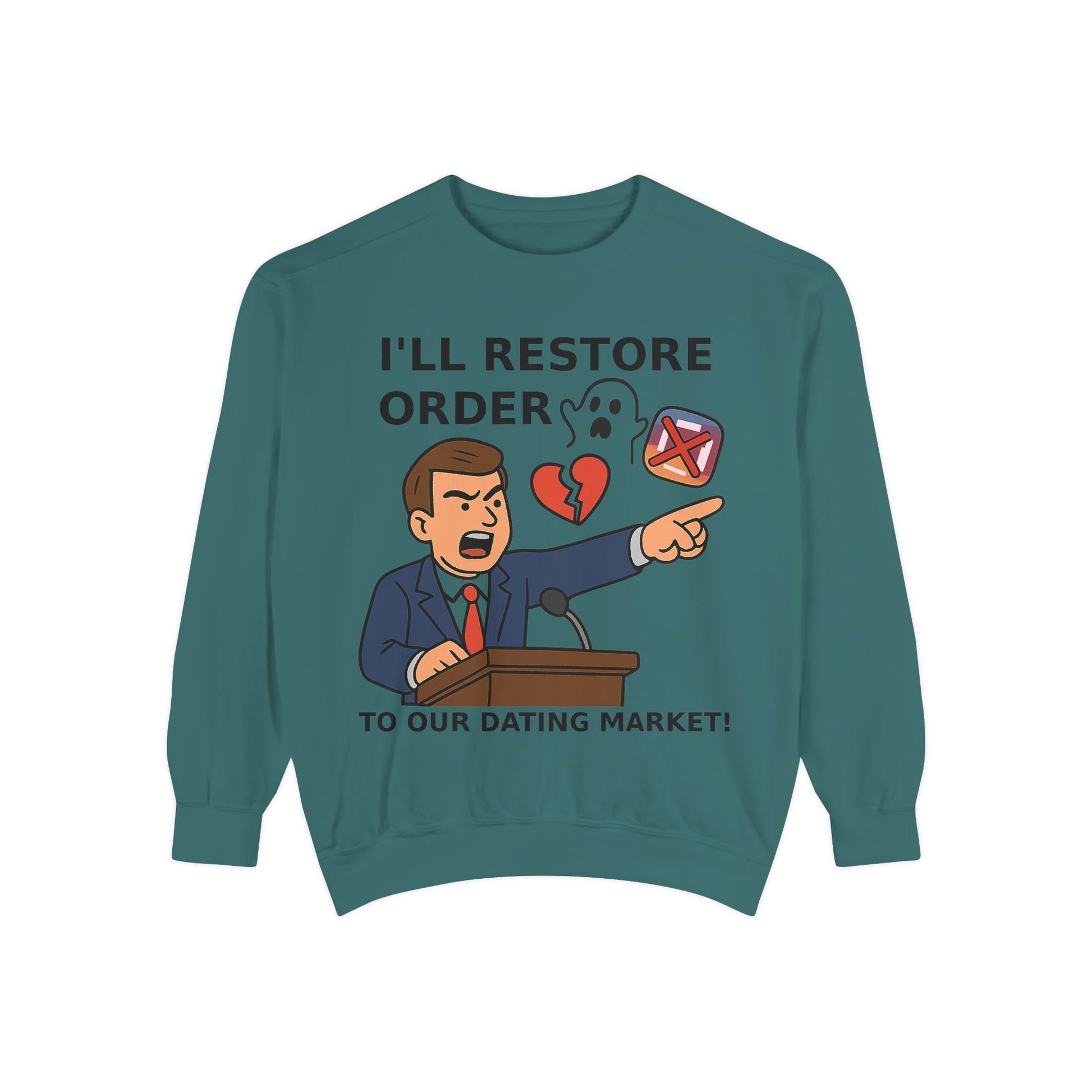Unisex Sweatshirt - Official Merch : When I get Elected, I promise to END H**flation