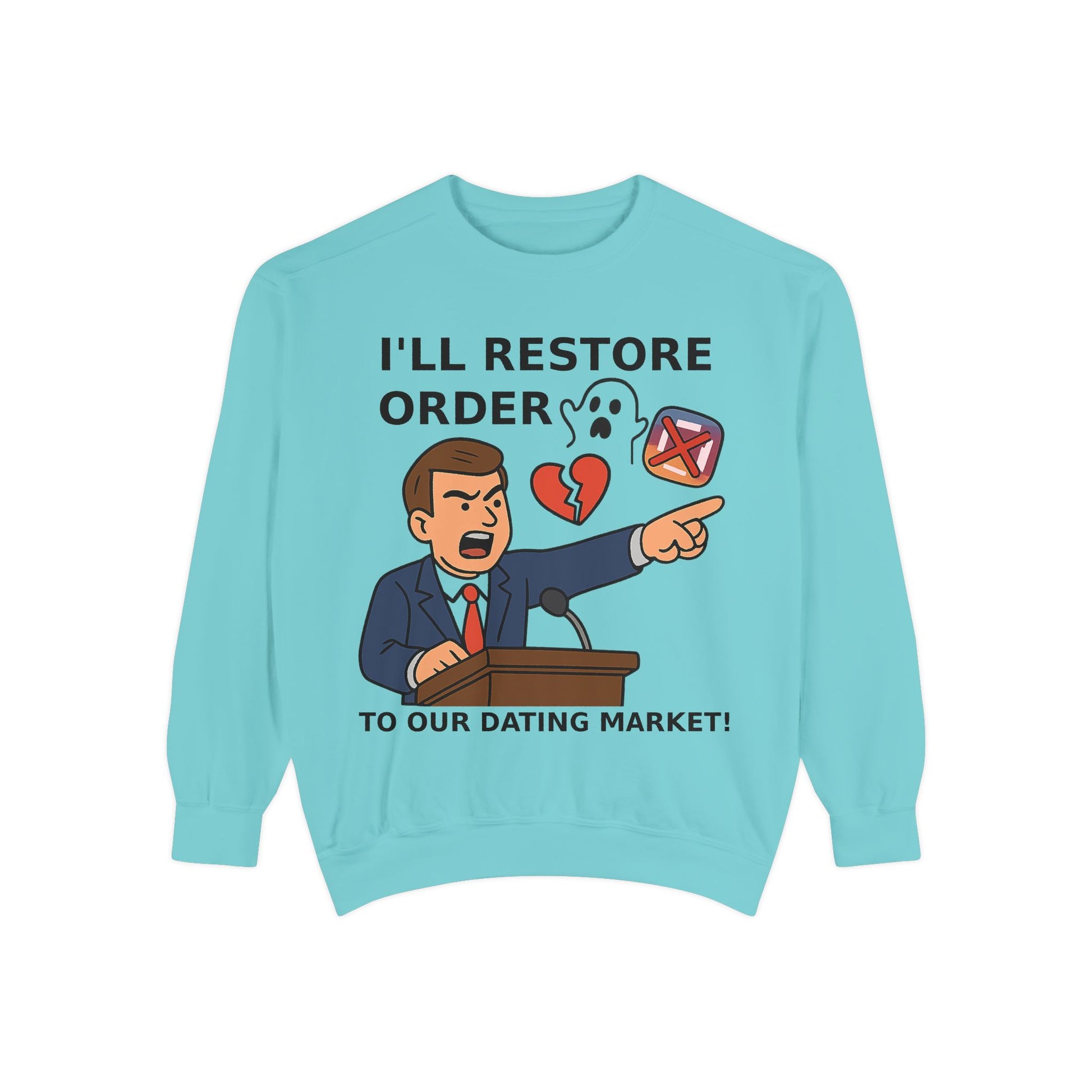 Unisex Sweatshirt - Official Merch : When I get Elected, I promise to END H**flation