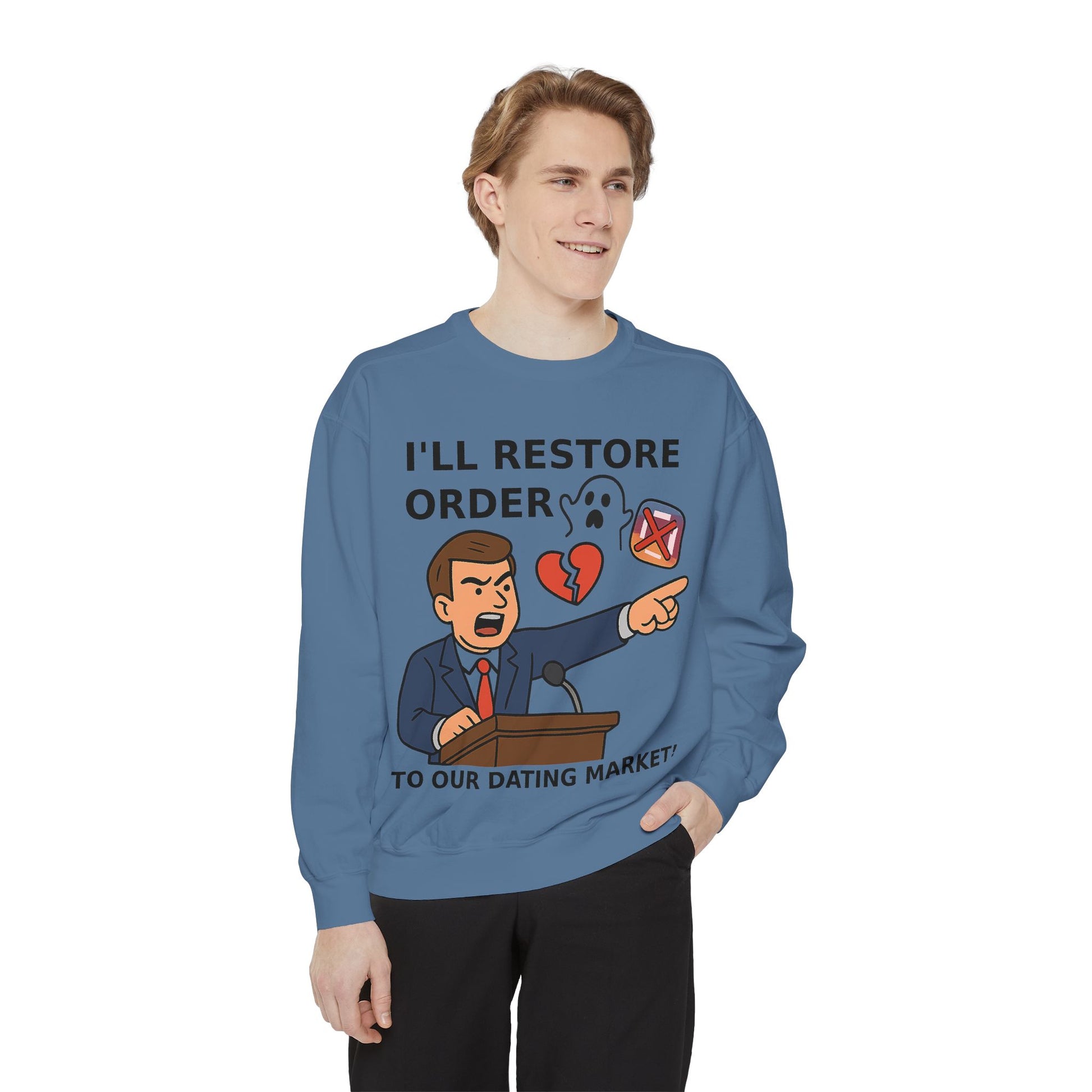 Unisex Sweatshirt - Official Merch : When I get Elected, I promise to END H**flation