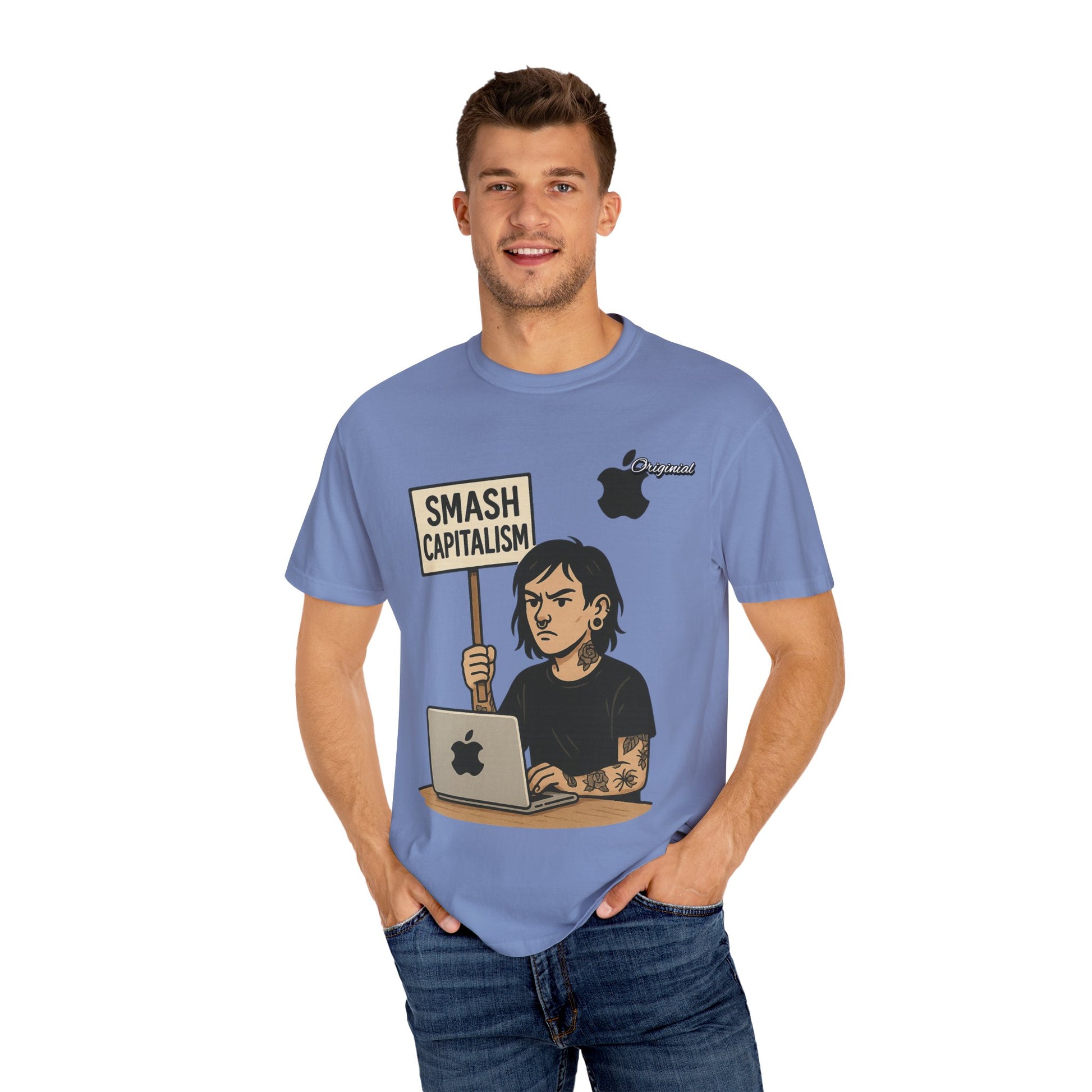 Unisex Graphic T-Shirt - Official Merch : Smash Capitalism - The Reason Why Your Hairdresser Ask for permission to touch you