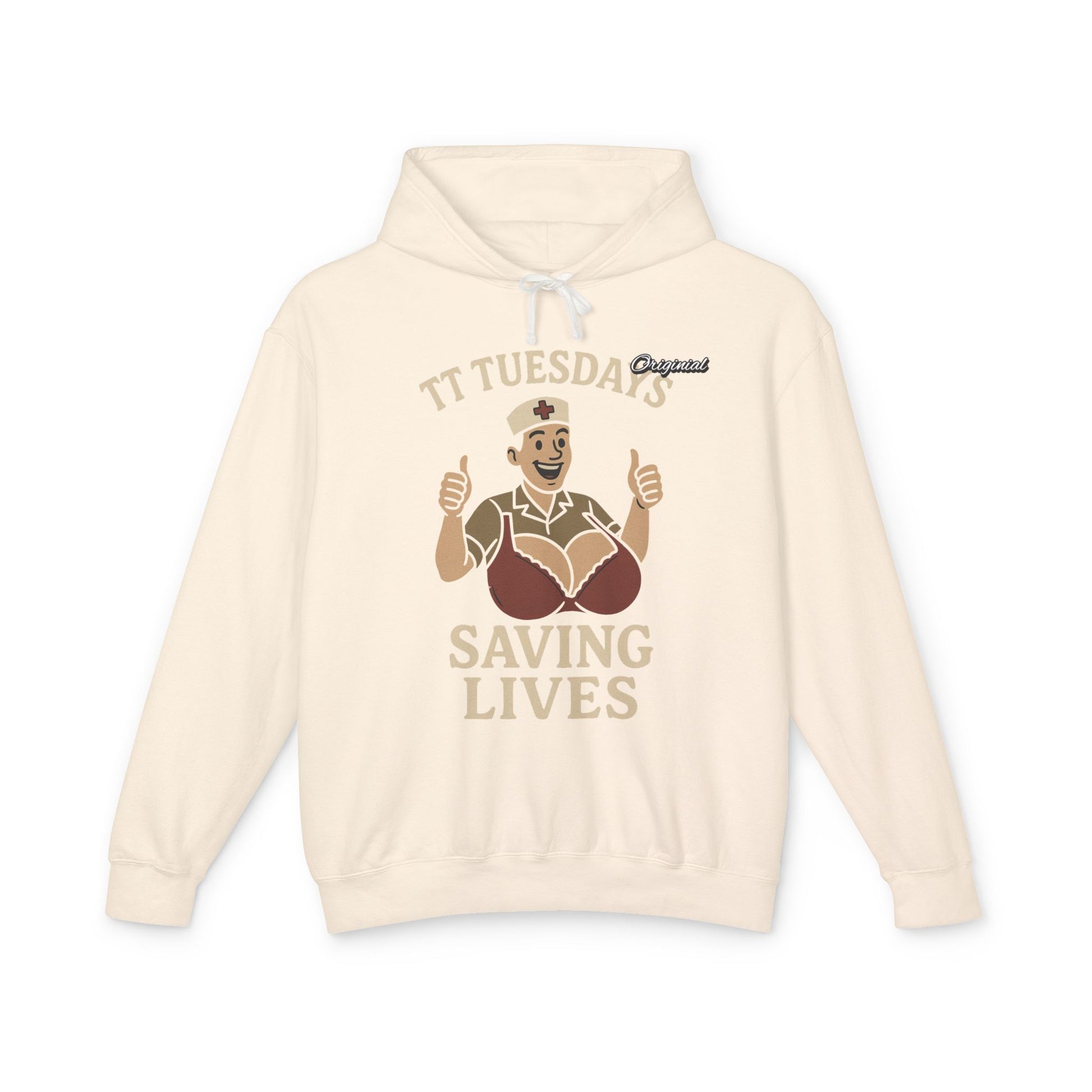 Unisex Lightweight Comfortable Hoodie - Official Merch : TT Tuesdays - Saving Lives